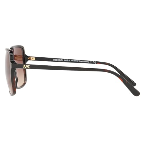 Michael Kors Women's Oversize Sunglasses, Dark Havana/Brown