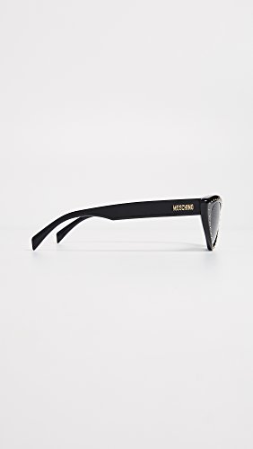 Moschino Women's Cat Eye Sunglasses, Black/Grey Blue