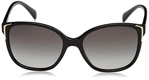 Prada PR01OS Black Sunglasses with Gray Gradient Lens