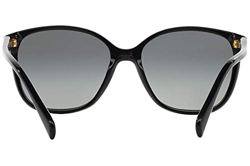 Prada PR01OS Black Sunglasses with Gray Gradient Lens