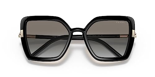 Prada PR 09WS Black/Grey Gradient Sunglasses