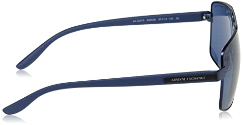 AX Armani Exchange Matte Blue Square Sunglasses