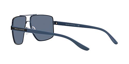 AX Armani Exchange Matte Blue Square Sunglasses