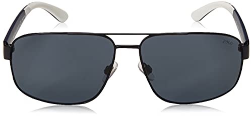 Polo Ralph Lauren Aviator Sunglasses, Matte Navy Blue