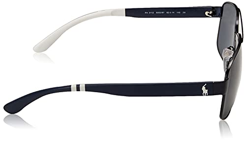 Polo Ralph Lauren Aviator Sunglasses, Matte Navy Blue