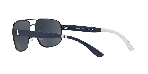 Polo Ralph Lauren Aviator Sunglasses, Matte Navy Blue