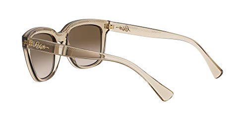 Ralph Lauren Women's Round Sunglasses, Shiny Brown Gradient