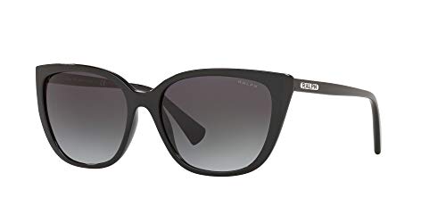 Ralph Lauren Women's Shiny Black Butterfly Sunglasses