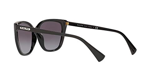 Ralph Lauren Women's Shiny Black Butterfly Sunglasses