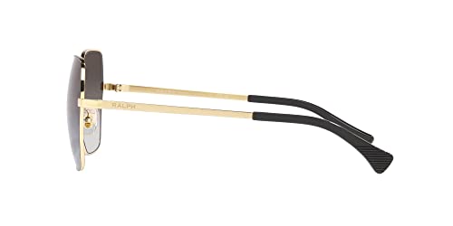 Ralph Lauren Women's Square Sunglasses Shiny Gold/Grey