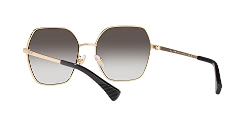 Ralph Lauren Women's Square Sunglasses Shiny Gold/Grey