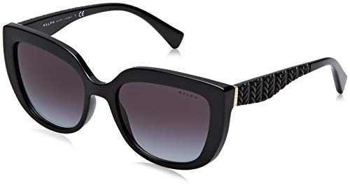 Ralph Lauren Women's RA5254 Butterfly Sunglasses, Black/Grey, 54mm