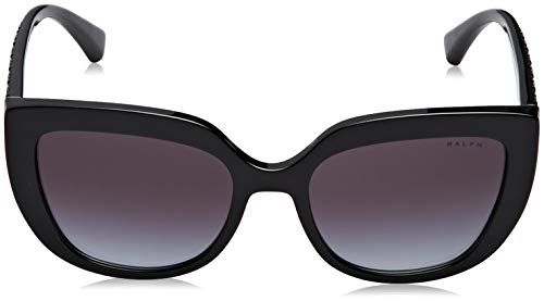 Ralph Lauren Women's RA5254 Butterfly Sunglasses, Black/Grey, 54mm