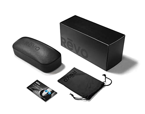 Revo Descend E: Polarized Rimless Small Rectangle Sunglasses