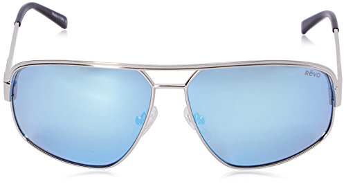 Men's Revo Bono Stargazer Aviator Sunglasses, Chrome Brown