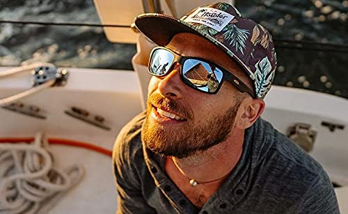 Revo Polarized Sport Wrap Sunglasses, Matte Black Tortoise