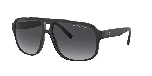 Armani Men's Black/Grey Sunglasses