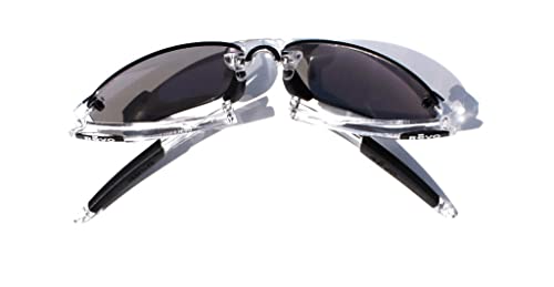 Revo Foldable Polarized Sunglasses: Blue Water Lens, Rimless Frame