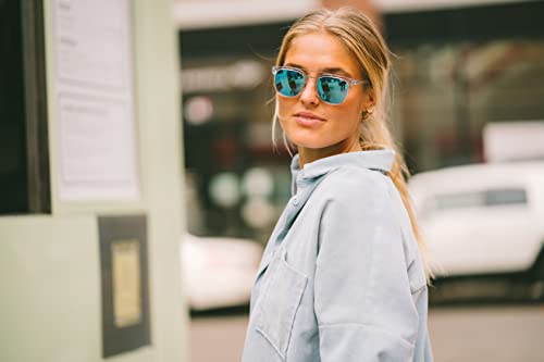 Revo Atlas Sunglasses: Polarized UV Filters, Blue Lens