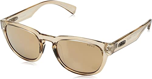 Revo Zinger Rectangle Sunglasses with Champagne Lens (RE 1054)
