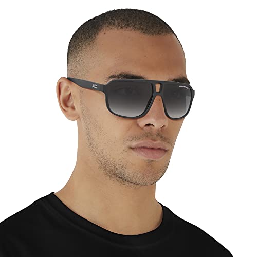 Armani Men's Black/Grey Sunglasses
