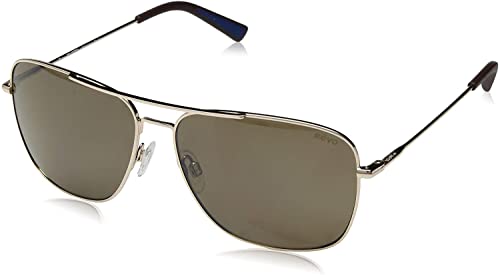 Revo Polarized Sunglasses: Metal Navigator with Terra Lens
