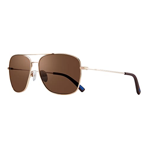 Revo Polarized Sunglasses: Metal Navigator with Terra Lens