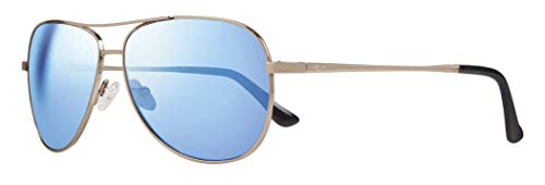 Revo Petite Women's Polarized Aviator Sunglasses Blue Water