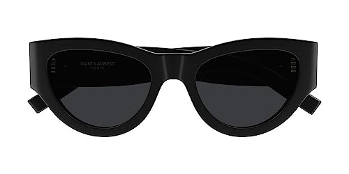 Saint Laurent Women's Glam Cat Eye Sunglasses, Black