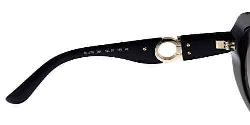 Salvatore Ferragamo Oval Sunglasses Gradient Smoke for Women