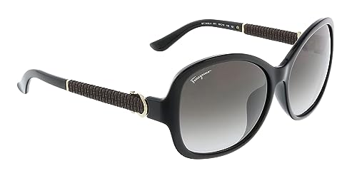 Salvatore Ferragamo SF744SLA 001 Black/Grey Gradient Sunglasses