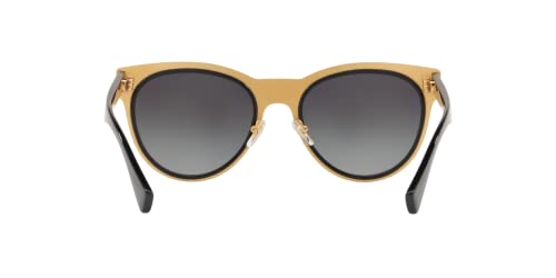 Versace Women's Black Frame Sunglasses, Light Grey Gradient