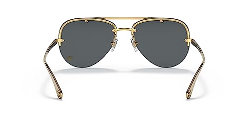 Versace Gold/Dark Grey Sunglasses One Size VE2231