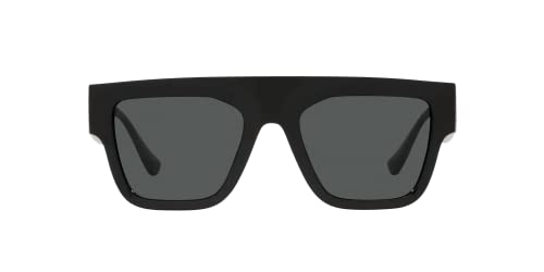 Versace Black Frame Sunglasses with Dark Grey Lenses
