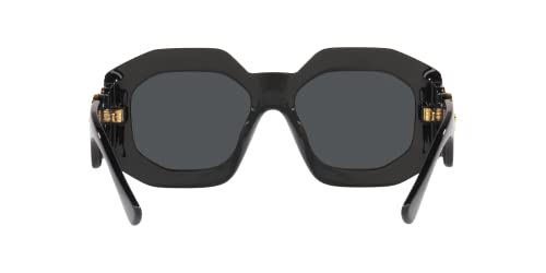 Versace Women's Sunglasses - Black Frame, Dark Grey Lens