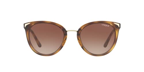 Vogue Woman Sunglasses Dark Havana Frame Brown Gradient