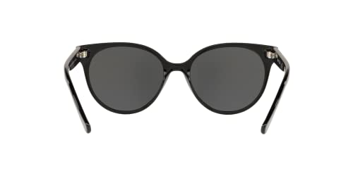 Vogue Woman Sunglasses Black Frame, Grey Lenses 53MM