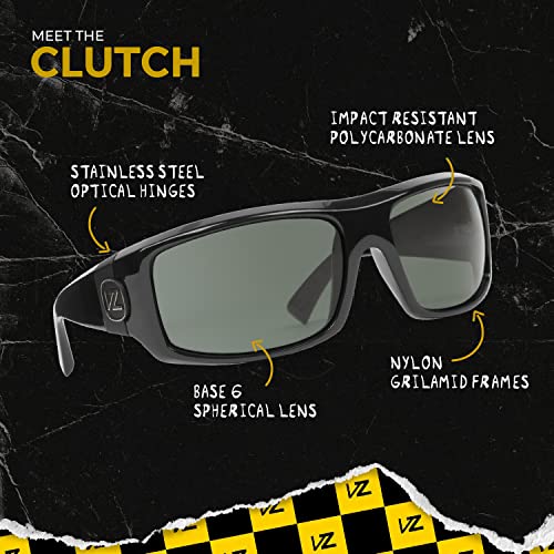 VonZipper Clutch Black Gloss Sun Glasses with UV Protection