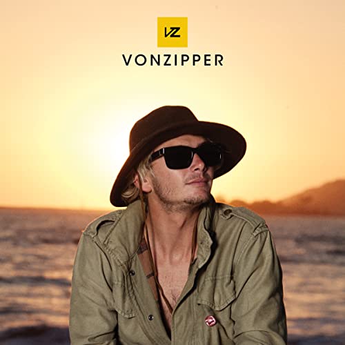 VonZipper Elmore Square Black Gloss Sunglasses UV-protected Lens