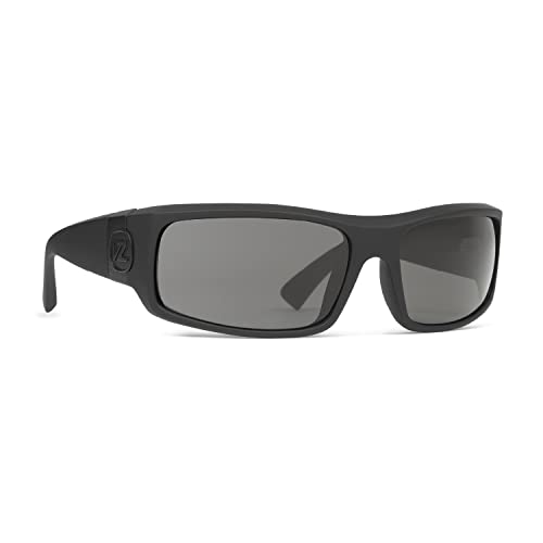 VonZipper Kickstand Sunglasses Black Satin/Grey