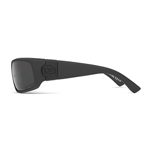 VonZipper Kickstand Sunglasses Black Satin/Grey