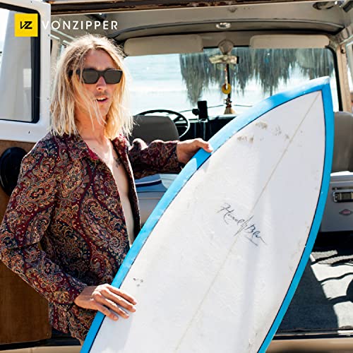 VonZipper Fulton Black Gloss Sunglasses for Men and Women