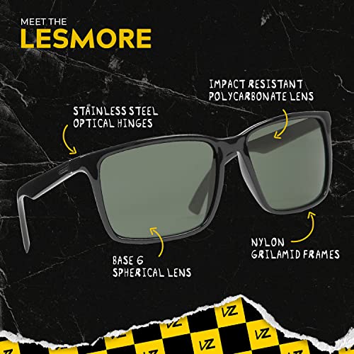 VonZipper Lesmore Black Gloss Sunglasses UV protection 58mm
