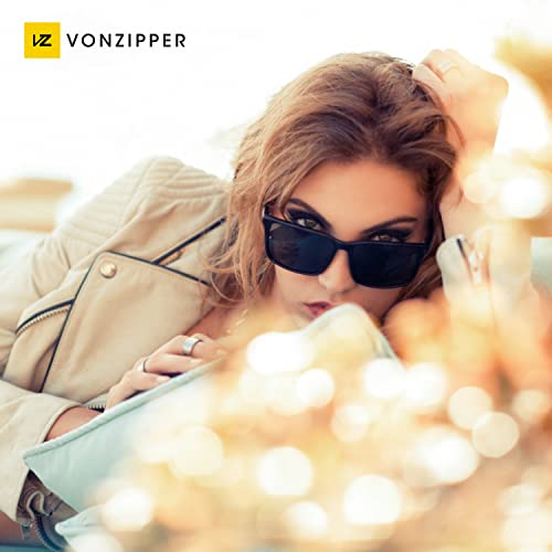 VonZipper Lesmore Black Gloss Sunglasses UV protection 58mm