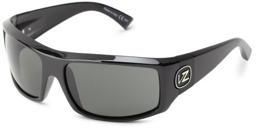 VonZipper Clutch Sunglasses, Black Gloss/Grey, Womens One Size