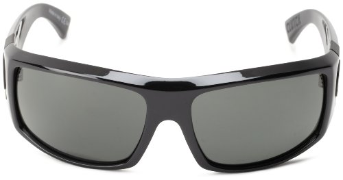 VonZipper Clutch Sunglasses, Black Gloss/Grey, Womens One Size