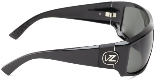 VonZipper Clutch Sunglasses, Black Gloss/Grey, Womens One Size