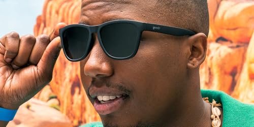 goodr Running Sunglasses in Black with Black Lens