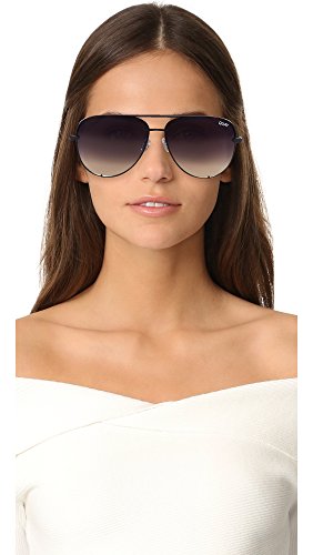 Quay Australia HIGH KEY Unisex Sunglasses - Black/Fade
