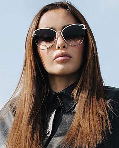 QUAY AUSTRALIA Gold/Smoke Sunglasses - Dusk To Dawn